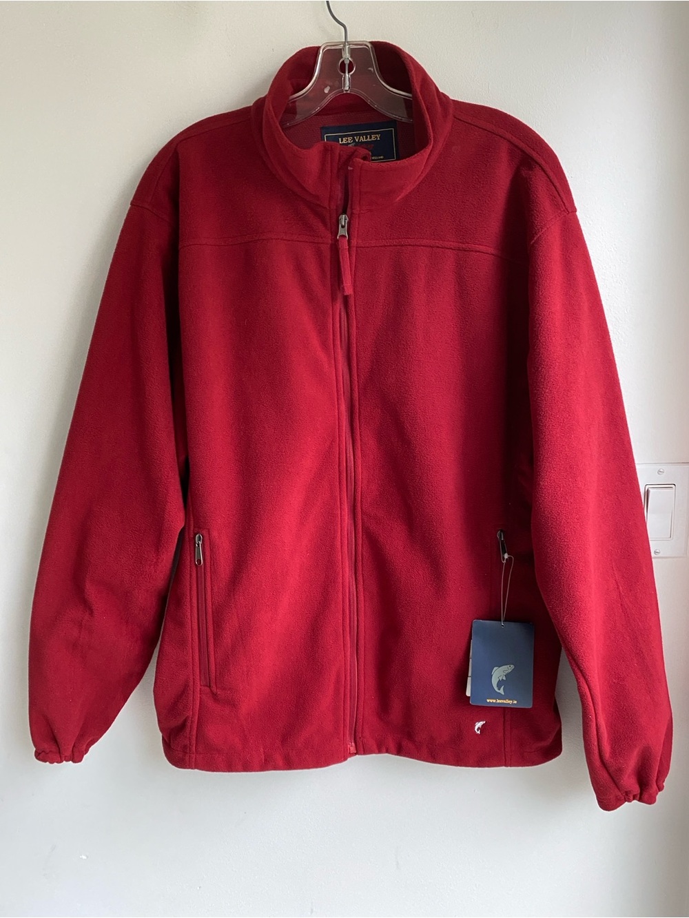 NEW/Tags Lee Valley Armagh Ireland Jacket Men’s Dark Red M Wind Rain Breathable